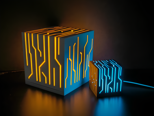 Customizable 3D Printed Cube Lamp